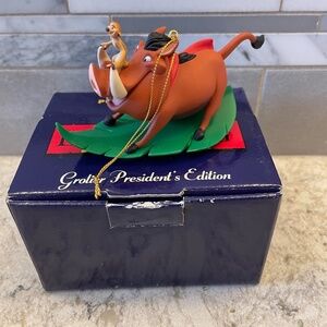 Pumba‎ & Timon The Lion King Ornament - collectible